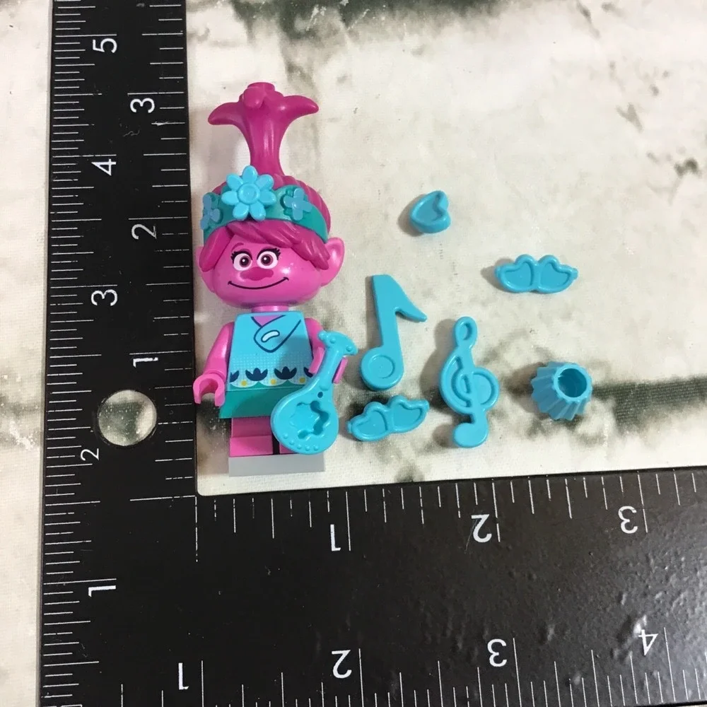 Lego Poppy 41252 41256 Trolls World Tour Minifigure W/ Accessories‎